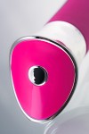 Розовый вибратор с клиторальным стимулятором и гибкой головкой LOLY - 21,6 см. фото 9 — pink-kiss