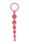 Розовая анальная цепочка DRAGONZ TALE ANAL - 20 см. фото 1 — pink-kiss