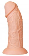 Телесный фаллоимитатор-гигант 9.5 Realistic Curved Dildo - 24 см. фото 1 — pink-kiss