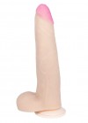 Фаллоимитатор с мошонкой на присоске ANDROID Collection-V - 22 см. фото 3 — pink-kiss