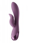 Фиолетовый перезаряжаемый вибратор Ida - 19,6 см. фото 1 — pink-kiss
