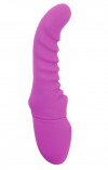 Фиолетовый вибратор Rechargeable G Curve - 20 см. фото 1 — pink-kiss