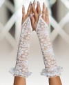 Длинные кружевные перчатки на пальчик фото 2 — pink-kiss