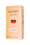 Ароматизированные презервативы EXPERT Fruit Mix - 12 шт.(+3 в подарок) фото 1 — pink-kiss