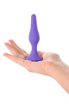 Фиолетовая анальная втулка Toyfa A-toys - 11,3 см. фото 7 — pink-kiss