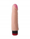 Реалистичный вибромассажер телесного цвета - 18 см. фото 2 — pink-kiss