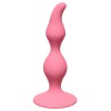 Розовая анальная пробка Curved Anal Plug Pink - 12,5 см. фото 1 — pink-kiss