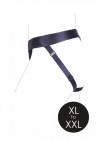 Черные трусики-джоки для страпона с вибропулей - размер XL-XXL фото 7 — pink-kiss