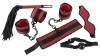 Красно-черный набор из 5 предметов для БДСМ-игр фото 1 — pink-kiss