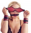 Красно-черный набор из 5 предметов для БДСМ-игр фото 2 — pink-kiss