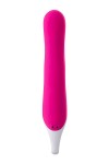 Розовый вибратор с клиторальным стимулятором ELLY с подогревом - 21,5 см. фото 5 — pink-kiss