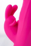 Розовый вибратор с клиторальным стимулятором ELLY с подогревом - 21,5 см. фото 9 — pink-kiss