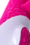 Розовый вибратор с клиторальным стимулятором ELLY с подогревом - 21,5 см. фото 11 — pink-kiss