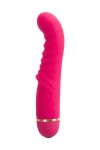 Розовый ребристый вибратор Capy - 17,4 см. фото 2 — pink-kiss