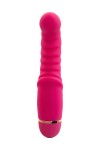 Розовый ребристый вибратор Capy - 17,4 см. фото 3 — pink-kiss