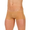 Бежевые трусы-хипсы с текстурой в виде роз на ткани Beige Rose Boxer фото 1 — pink-kiss