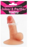 Телесный пенис-сувенир Universal Pecker Stand Holder фото 1 — pink-kiss