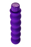 Фиолетовый фигурный вибратор - 17 см. фото 4 — pink-kiss