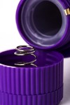 Фиолетовый фигурный вибратор - 17 см. фото 7 — pink-kiss