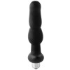 Черная вибропробка для простаты FantASStic Vibrating Prostate Plug - 14,5 см. фото 6 — pink-kiss
