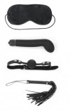 БДСМ-набор Deluxe Bondage Kit: маска, вибратор, кляп, плётка фото 1 — pink-kiss