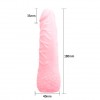 Удлиняющая насадка на пенис с расширением в основании - 18 см. фото 2 — pink-kiss