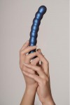 Синий фаллоимитатор Beaded G-Spot - 17 см. фото 5 — pink-kiss