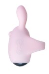 Нежно-розовая вибронасадка на палец DUTTY фото 4 — pink-kiss