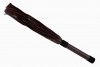 Бордовая многохвостая плеть с ручкой - 43 см. фото 2 — pink-kiss