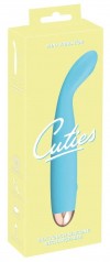 Голубой вибратор Cuties 2.0 - 18,7 см. фото 4 — pink-kiss