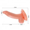 Вибромассажер-реалистик на присоске - 15,5 см. фото 3 — pink-kiss