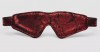 Двусторонняя красно-черная маска на глаза Reversible Faux Leather Blindfold фото 1 — pink-kiss