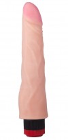 Реалистичный вибромассажёр из неоскин - 20 см. фото 1 — pink-kiss