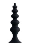 Черная анальная ёлочка Indi - 11,5 см. фото 1 — pink-kiss