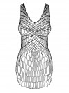 Оригинальное сетчатое платье с разрезами по бокам фото 5 — pink-kiss