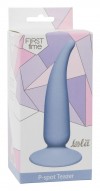 Голубая анальная пробка P-spot Teazer Blue - 12,2 см. фото 2 — pink-kiss