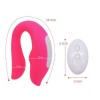 Розовый вибратор для пар «Оки-Чпоки» с вакуумно-волновой стимуляцией клитора фото 7 — pink-kiss