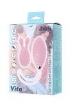 Нежно-розовый набор VITA: вибропуля и вибронасадка на палец  фото 10 — pink-kiss