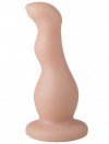 Телесный стимулятор простаты с изгибами - 13,5 см. фото 1 — pink-kiss