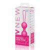 Розовые вагинальные шарики VNEW level 2 фото 2 — pink-kiss