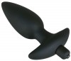 Чёрная анальная вибровтулка Black Velvet с 5 скоростями - 12 см. фото 2 — pink-kiss