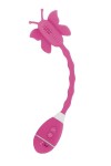 Розовый вибростимулятор-бабочка на ручке THE CELINE BUTTERFLY фото 3 — pink-kiss