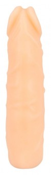 Удлиняющая насадка с вибропулей в головке - 19 см. фото 2 — pink-kiss