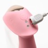 Розовый вибратор с вакуум-волновой стимуляцией и пультом ДУ фото 4 — pink-kiss