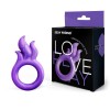 Фиолетовое эрекционное кольцо с язычками пламени фото 2 — pink-kiss