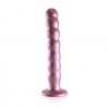 Розовый фаллоимитатор Beaded G-Spot - 21 см. фото 5 — pink-kiss