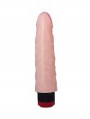 Вибромассажёр-реалистик с розовой головкой - 17 см. фото 3 — pink-kiss