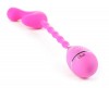 Розовый вибростимулятор на гибкой ручке THE CELINE GRIPPER фото 3 — pink-kiss