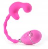 Розовый вибростимулятор на гибкой ручке THE CELINE GRIPPER фото 4 — pink-kiss