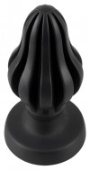 Черная анальная пробка Super Soft Butt Plug - 11,1 см. фото 2 — pink-kiss